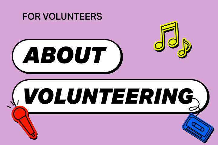 For volunteers - about volunteering