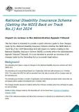 National Disability Insurance Scheme (Getting the NDIS Back on Track No.1) Act 2024 cover