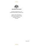 cover of Government response to the Senate Community Affairs References Committee report