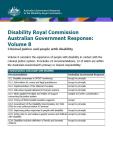 Volume 8 - Criminal justice and people with disability cover