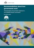 Easy Read version of the Government Response: Governing for Inclusion factsheet cover