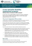 National Panel of Assessors - Factsheet cover