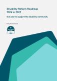 Easy Read version of Disability Reform Roadmap cover image