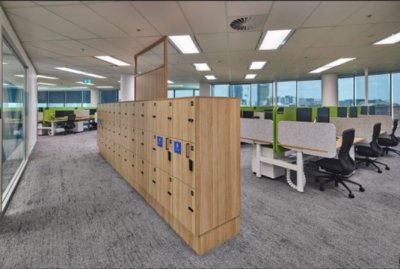 New fitout on level 8 of the Sydney state office.