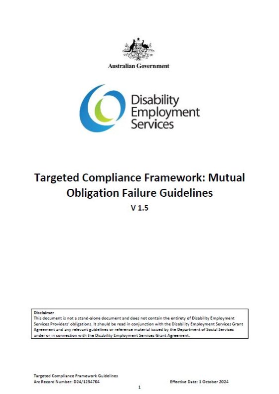 DES Target Compliance Framework cover