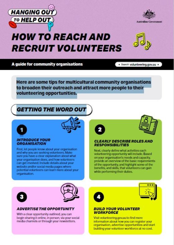 How to reach and recruit volunteers cover