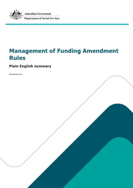 management of funding rules cover image